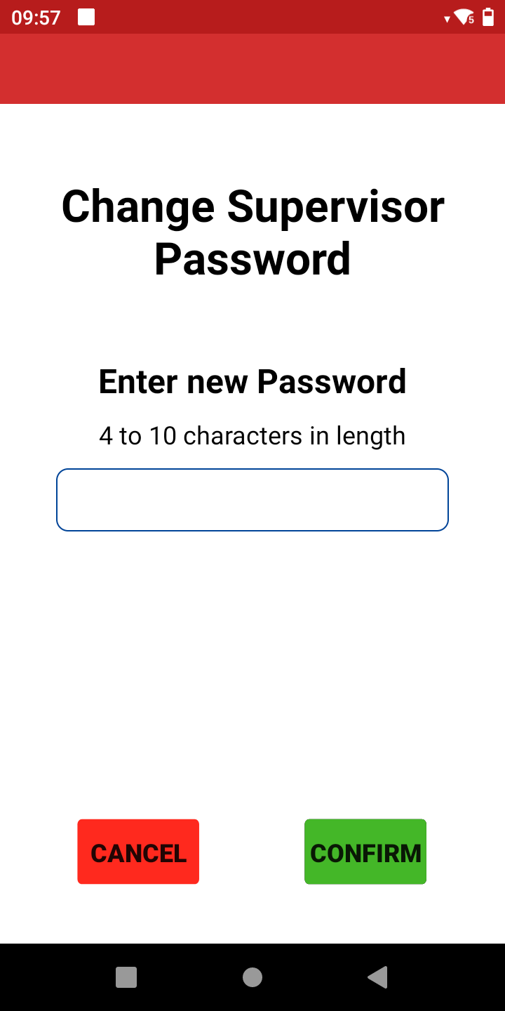 Change supervisor password